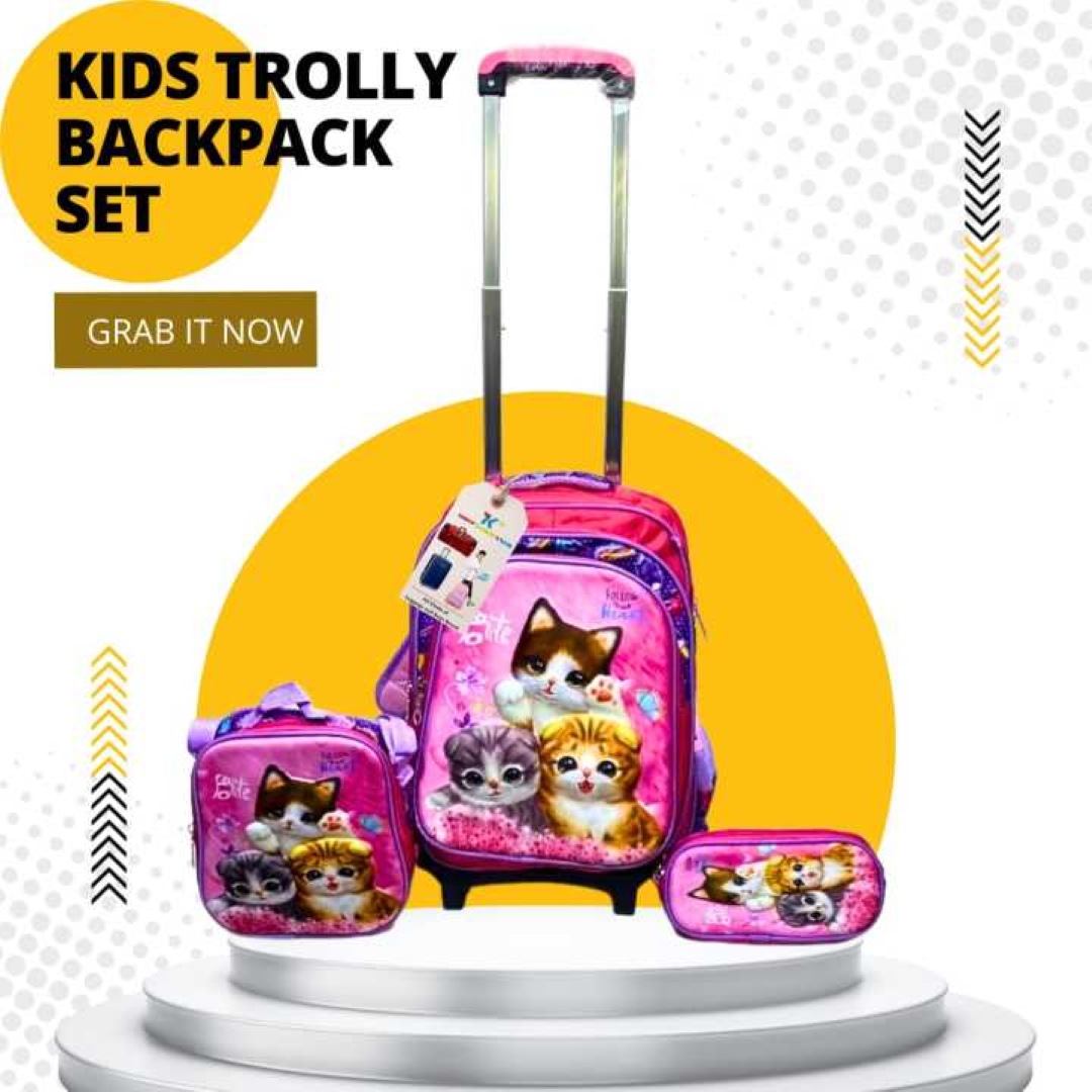 SCHOOL BAG WITH TROLLY